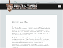 Tablet Screenshot of fromfilmerstofarmers.com